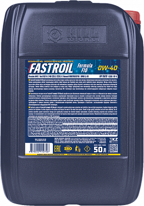 Fastroil Formula F10 0W-40 - 1
